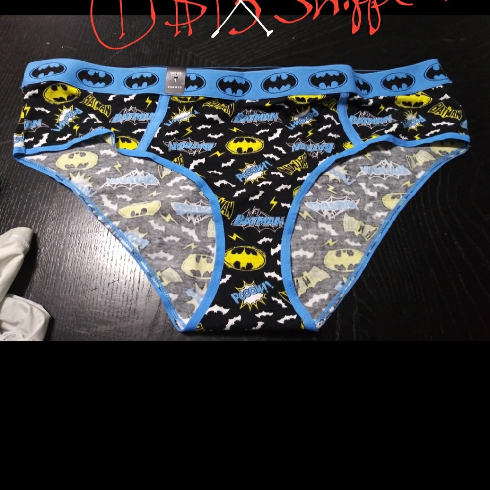 Torrid size 1x batman underwear panties
